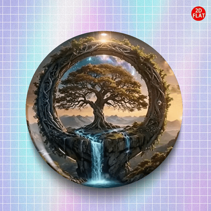 Classic Tree of Life Brooch/Pin, Fashion Accessory